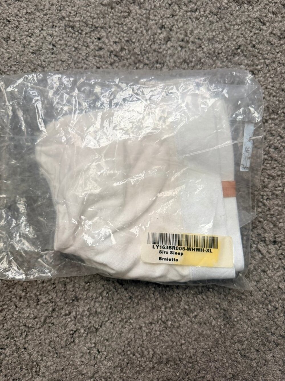 Lunya Siro Sleep Bralette White Size XL New in Package